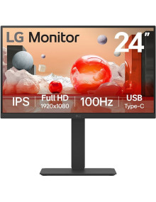 Monitor LG 24BA650-B.AEU - Monitor lg 24ba650-b.aeu led 23,8 negro, fullhd, ips, usb-c, panel 100hz 24ba650-b.aeu