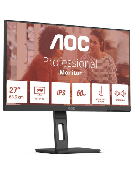 Monitor AOC U27E3UF - Monitor aoc 27" u27e3uf 16:09 2xhdmi+dp+usb 4k lift negro