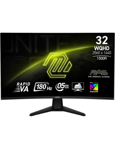 Monitor MSI 9S6-3DC91M-001 - MSI MAG32CQ6F Monitor 31.5" WQHD 180Hz HDMI cur