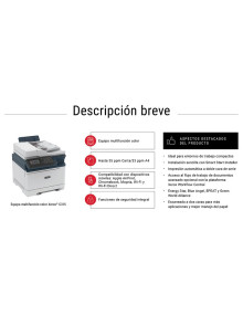 Impresora C315V_DNI XEROX - STRONGXerox Xerox C315 A4 33 ppm Impresora inalámbrica a doble cara PS3 PCL5e/