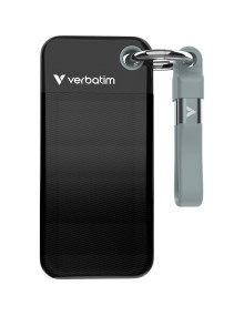 Disco VERBATIM VERBA-32194 - Verbatim pocket ssd 2 tb usb tipo c 3.2 gen 2 (3.1 gen 2) negro, gris