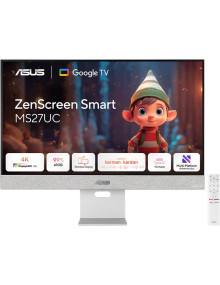 Monitor ASUS 90LM0A3H-B01O70 - Monitor asus zenscreen smart monitor ms27uc 27" 3840 x 2160 pixeles 4k ultra hd lcd gris