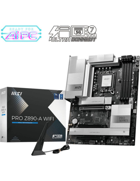 Placa base MSI 7E32-002R - Placa base msi pro z890-a wifi atx intel 7e32-002r amz only retail