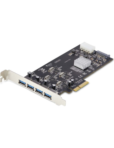 Accesorio STARTECH P5Q4A-USB-CARD - Tarjeta pcie 4 puertos usb-a ctlr