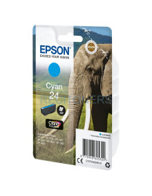 Cartucho de tinta T2702 EPSON - Epson Elephant Cartucho 24 cian (etiqueta RF)