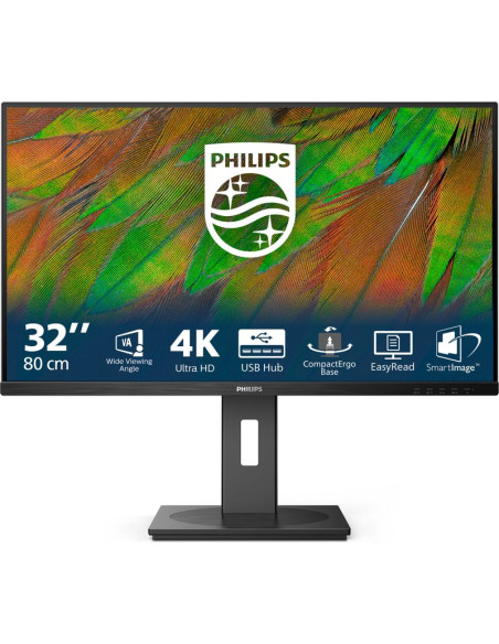 Monitor PHILIPS 32B1N3800/00 - Monitor philips 32b1n3800 00 31.5" uhd led 16:9 va 60hz 2xhdmi 2.0 dp 1.4