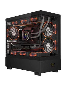 Caja KEEP OUT XC-220 GLASS - Caja microatx xc-220 glass argb keepout bahias int.: 1x3'5, 1x2'5/3'5, 1x2'5/ 1xusb2.0, 2xusb3.0