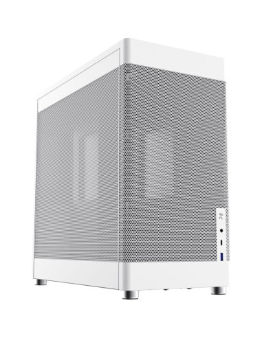 Caja COOLBOX COO-CHA-MP1-0 - Coolbox caja atx mp1 blanca full mesh sin fte
