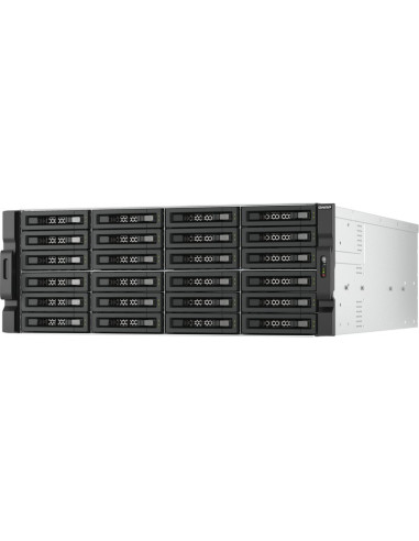 Servidor QNAP TL-R2400PES-RP - Servidor nas qnap tl r2400pes rp 24 bahias 4u rack