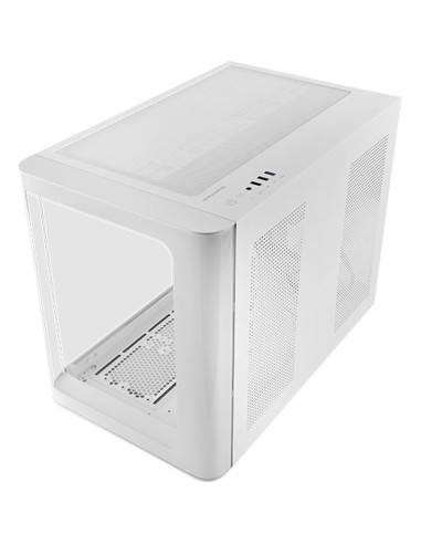 Caja MARS GAMING MCFUSIONMW - Caja minitorre microatx mc-fusionm blanco mars gaming bahias int.:2x3'5, 3x2'5/ 1xusb3.0