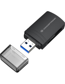 Accesorio CONCEPTRONIC BIAN06B - Card reader externo conceptronic bian06b usb 3.0 sd/sdhc/sdxc microsd/tflash