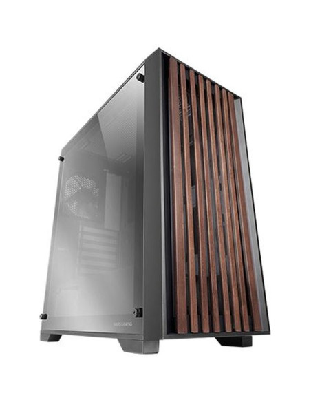 Caja MARS GAMING MCWOODC - Caja semitorre atx mc-woodc negro mars gaming bahias int.:2x3'5, 3x2'5/2xusb2.0, 1xusb3.0/ audio