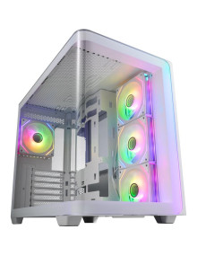Caja FORTRON POC0000255 - Caja pc fsp geh midi m580-wa atx m-atx m-itx o.n. blanco retail