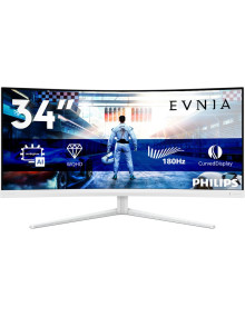 Monitor PHILIPS 34M2C5501A/00 - Monitor philips 34" 34m2c5501a/00 3440 x 1440 pixeles wide quad hd lcd blanco