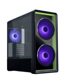 Caja LOGIC AT-DART-PRO-ARGB-10 - Caja pc logic dart pro argb midi usb-c negro