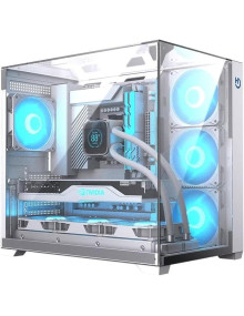 Caja HIDITEC CHA010057 - Hiditec Caja ATX Gaming Sky White USB 3.1 TYPE-C