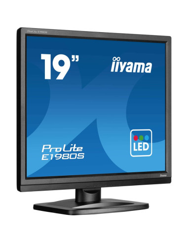 Monitor IIYAMA E1980S-B1 - Monitor iiyama prolite e1980s-b1 led 19", negro mate, sxga, tn, hdmi, dp e1980s-b1