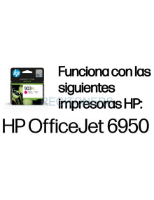 Cartucho de tinta T6M07AELS1 HP - HP Cartucho de tinta Original 903XL magenta de alto rendimiento 2