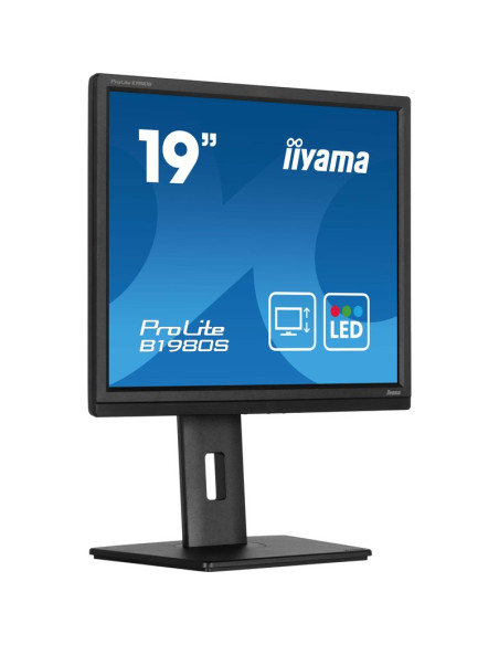 Accesorio IIYAMA B1980S-B1 - Monitor iiyama prolite b1980s-b1 19", negro mate, sxga, tn, hdmi, dp, soporte ergonomico b1980s-b1