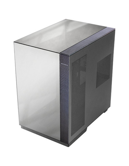 Caja MARS GAMING MC3GFPRO - Caja atx semitorre gaming mars gaming mc3gfpro triple cristal cromado argb gpu 383mm 1x3.5 negro