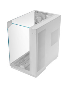 Caja MARS GAMING MC3GFW - Caja atx semitorre gaming mars gaming mc3gf triple cristal templado argb gpu 383mm 1x3.5 3x2.5 blanco
