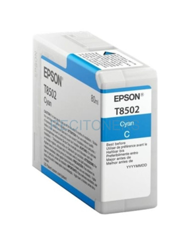 Cartucho de tinta C13T850200 EPSON - EPSON SureColor SC-P800 Cartucho Cian
