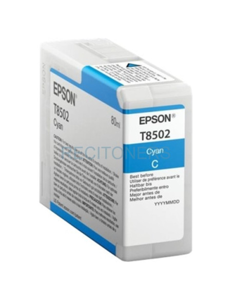 Cartucho de tinta C13T850200 EPSON - EPSON SureColor SC-P800 Cartucho Cian