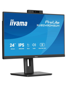 Monitor IIYAMA XUB2490HSUH-B2 - Monitor iiyama 24" prolite xub2490hsuh-b2 led (matt), fullhd, ips, webcam, microfono, cubo n