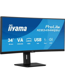 Monitor IIYAMA XCB3494WQSU-B1 - Monitor iiyama prolite xcb3494wqsu-b1 led 34 "negro (matt), wqhd, va, curvado, amd freesync