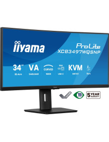 Monitor IIYAMA XCB3497WQSNP-B1 - Monitor iiyama prolite xcb3497wqsnp-b1, led 34 "negro (matt), wqhd, va, curvo panel