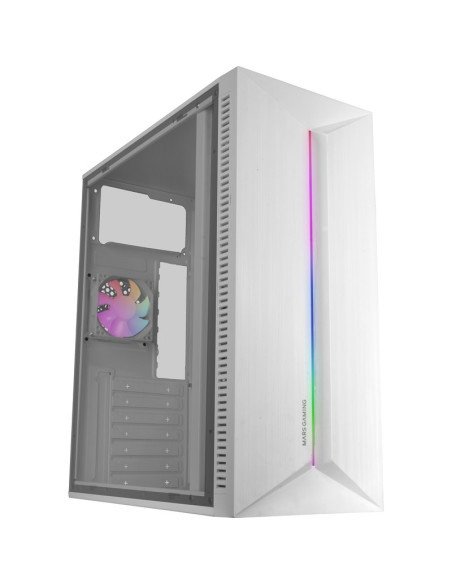 Caja MARS GAMING MCBLAZEW - Caja gaming semitorre mars gaming mc-blaze blanca