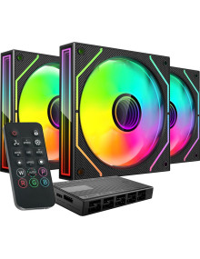 Refrigeracion MARS GAMING MF3DPROKIT - Kit 3 ventiladores auxiliar mf-3d pro negro mars gaming 3x ventiladores 120mm / argb rpm