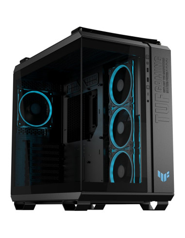 Caja ASUS TUF GAMING GT502 HORIZON - Caja pc asus tuf gaming gt502 horizon miditower case product features transparent colour