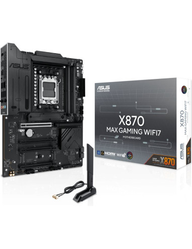 Placa base ASUS 90MB1LY0-M0EAY0 - Placa base asus x870 max gaming x870 am5 ddr5 atx wifi 7 pcie 5.0 rgb