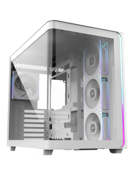 Caja FORTRON POC0000249 - Fsp m580 plus, caja torre blanca, vidrio templado poc0000249