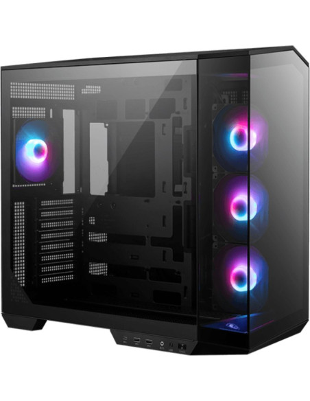 Caja EINAREX EXCS-PR-800R-W - Caja atx semitorre einarex s800 rgb 4 fans blanca excs-pr-800r-w