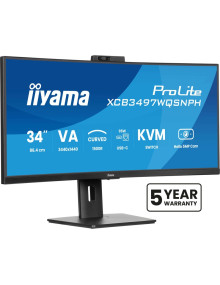 Red IIYAMA XCB3497WQSNPH-B1 - Monitor iiyama 34" prolite xcb3497wqsnph-b1 led negro (matt), uwqhd, va, curvado, kvm, hub usb