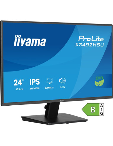 Monitor IIYAMA X2492HSU-B1 - Monitor iiyama prolite x2492hsu-b1 24" 1920 x 1080 pixeles full hd led negro