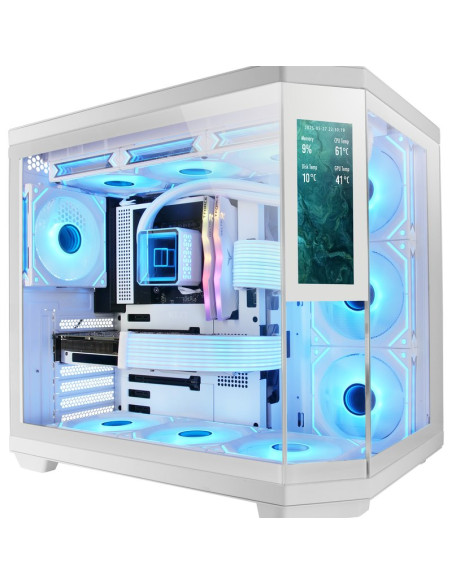 Caja MARS GAMING MC3TCORELCDW - Caja microatx mc3t corelcd blanco mars gaming span style'font-family: aptos h
