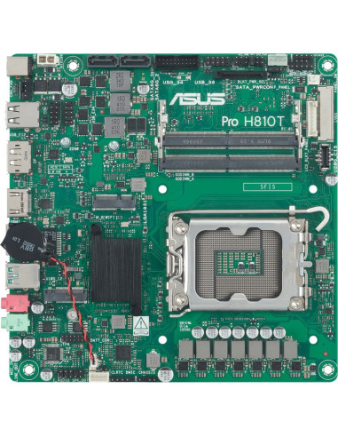 Placa base ASUS 90MB1LGM-M0EAYC - Placa base asus pro h810t-csm intel h810 lga 1851 (socket v1) mini itx 90mb1lgm-m0eayc