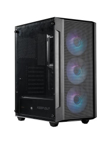 Caja KEEP OUT XC-200 MESH - Keep Out Caja M-Atx KO XC-200 RGB Usb3 Black Glass