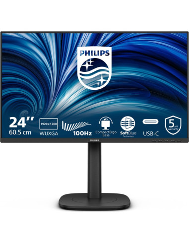 Monitor PHILIPS 24B2N3200D/00 - Monitor philips 3000 series 24b2n3200d/00 24.1" 1920 x 1200 pixeles wuxga lcd negro