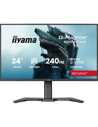 Monitor IIYAMA GB2471HS-B1 - Monitor iiyama 24" gb2471hs-b1 16:9 2xhdmi+dp ips negro
