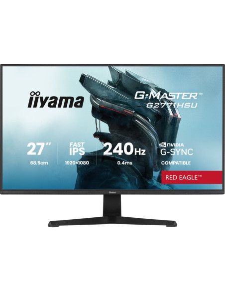 Monitor IIYAMA G2771HSU-B1 - Monitor iiyama g-master g2771hsu-b1 27" 1920 x 1080 pixeles full hd negro