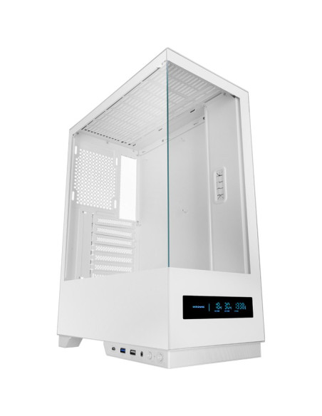 Caja MARS GAMING MCPULSARW - Caja semitorre atx mc-pulsar blanco mars gaming atx / cristal templado / usb3.0 x1 integrada