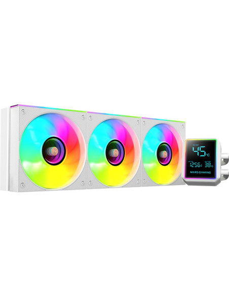 Refrigeracion MARS GAMING MLLCDPRO360W - Refrigeracion liquida cpu frgb ml-lcd pro 360 blanco mars gaming mllcdpro360w