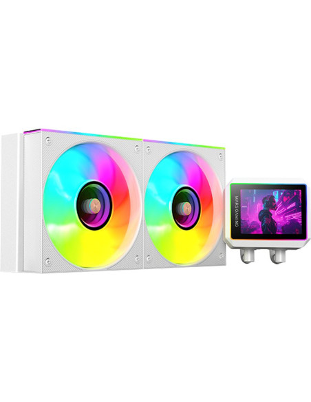 Refrigeracion MARS GAMING MLVISIONII240W - Refrigeracion liquida cpu argb ml-vision ii 240 blanco mars gaming mlvisionii240w