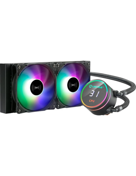Refrigeracion KRUX KRXE002 - Refrigeracion liquida cpu krux hydrox 360 argb, negro krxe002