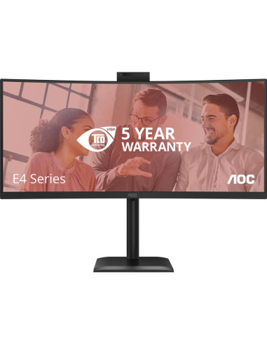 Periferico AOC CU34E4CW - Aoc cu34e4cv - 34 zoll wqhd curved, (3440x1440, 120 hz, 2x hdmi 2.0, dp 1.4, dp, usb-c (90 w power sch
