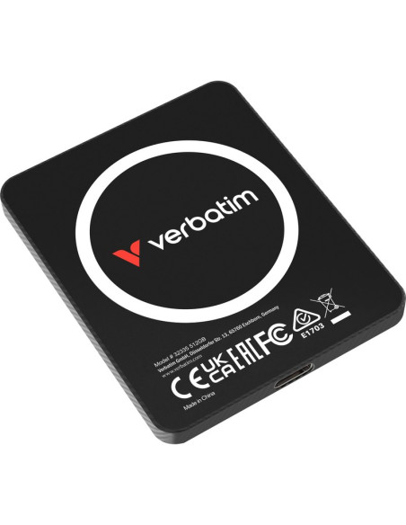 Disco VERBATIM VERBA-32335 - Ssd 512gb verbatim snapback ultra slim ssd 512gb negro
